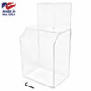 Large Ballot Box with RISER - 8.5"wide x 10"high x 6"deep