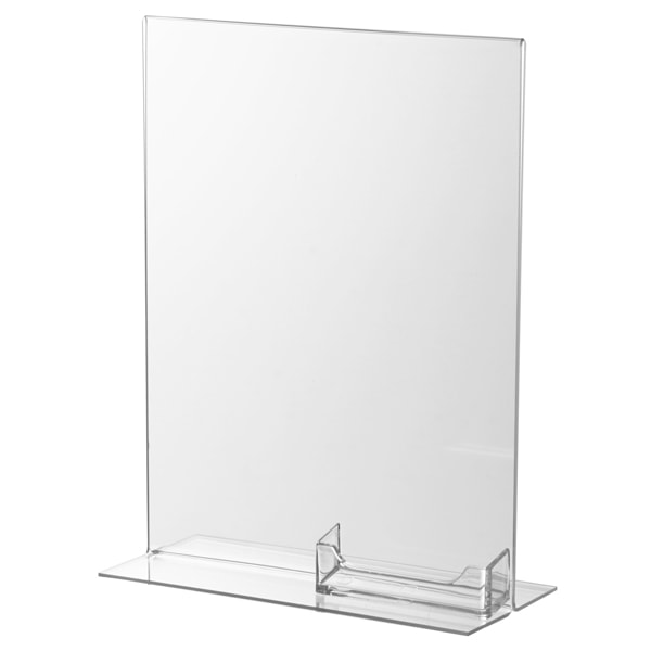 Acrylic Sign Holder Bottom Load 8.5 x 11