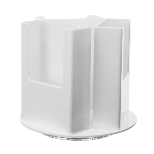 3 Pocket Rotating Holder in White