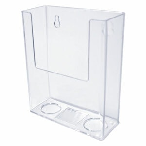 Clear Wall Mount Brochure Holder