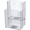 Clear 2 tiered Brochure Holder