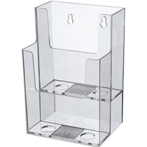 Clear 2 tiered Brochure Holder