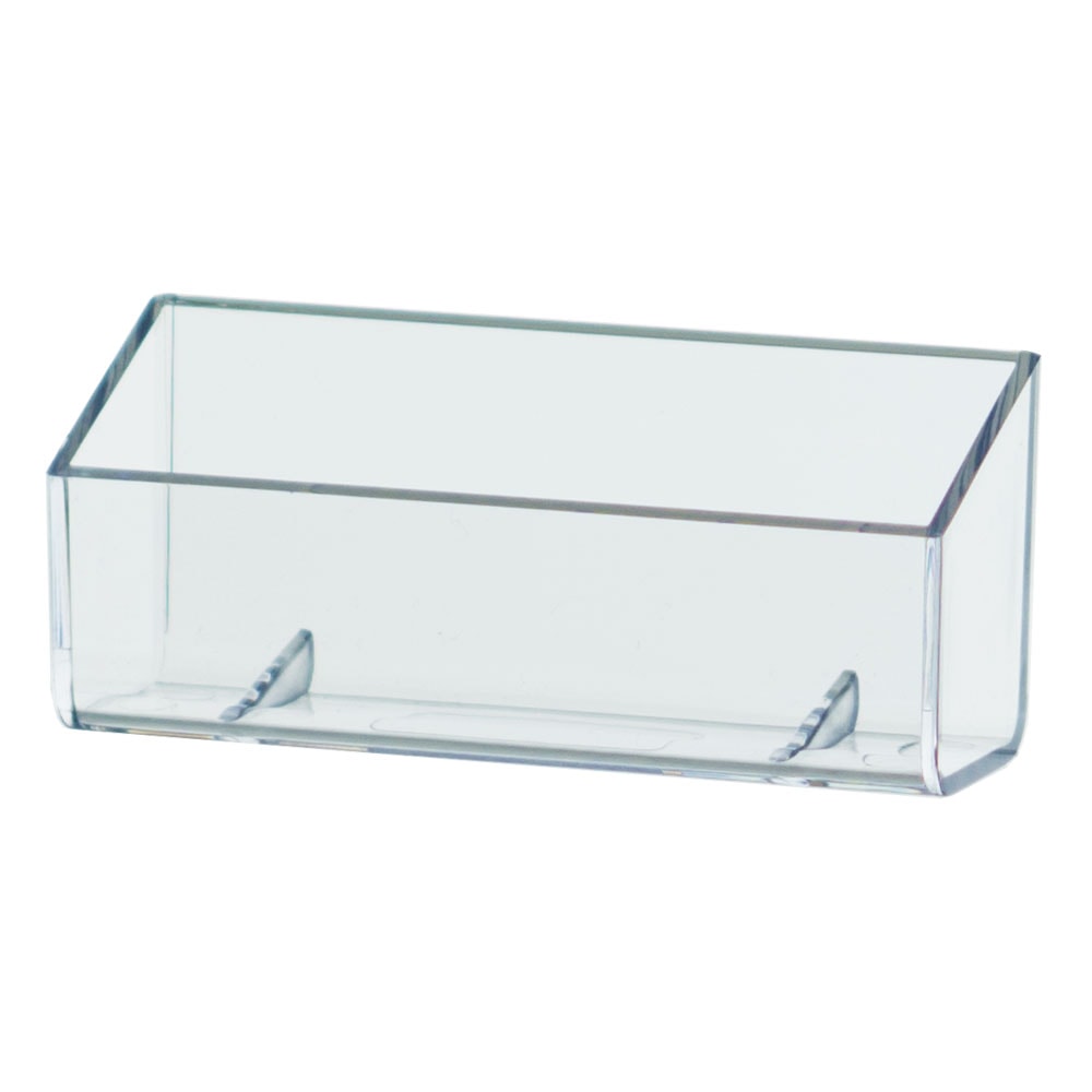 Clear Wall Mount Card Holder with Double Sided Tape - Displays and Holders