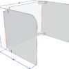 Trifold Work Station Partition - LARGE
