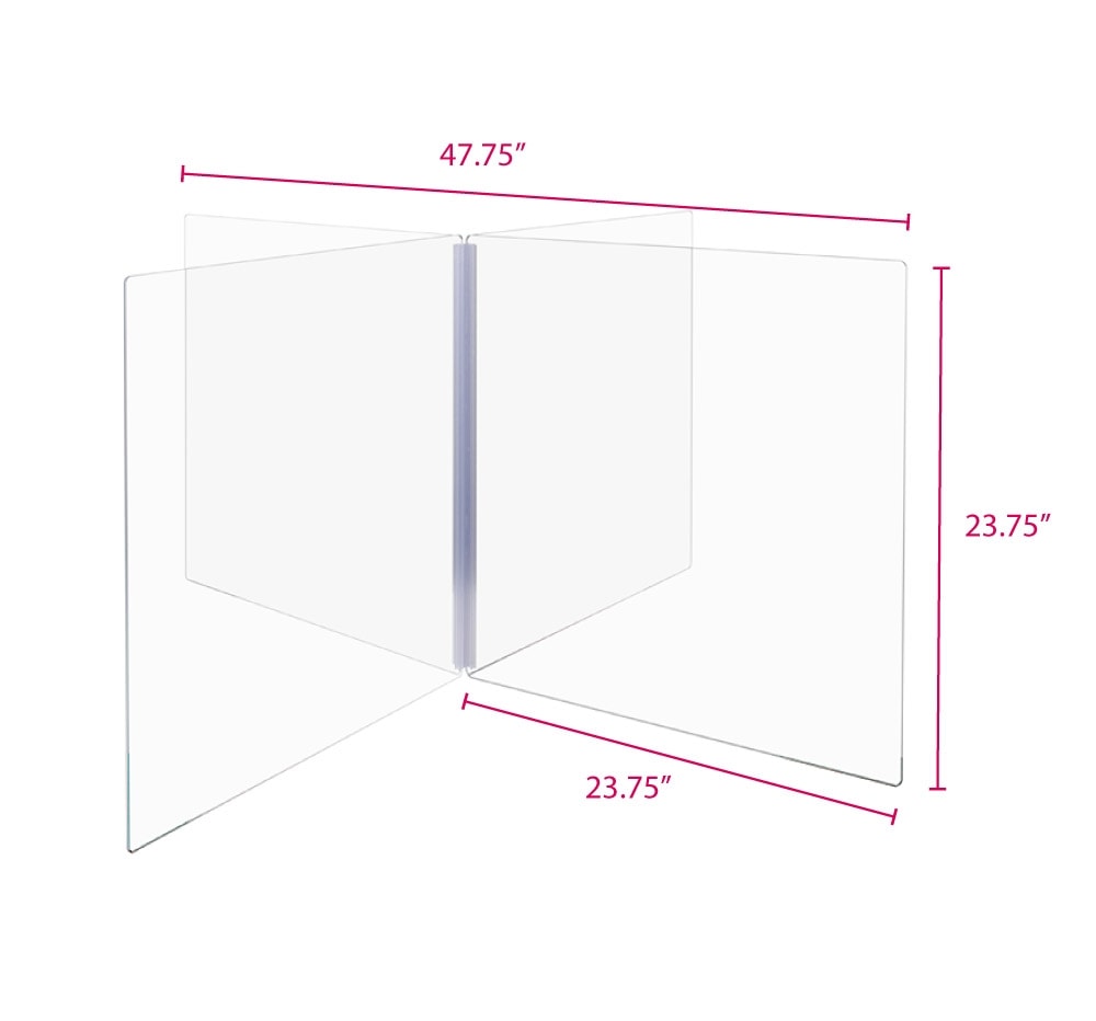 Two Panel Partition Displays