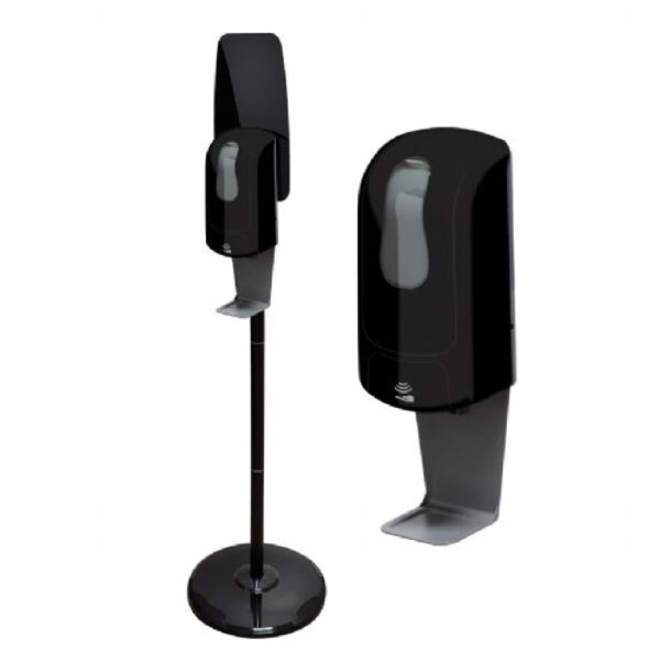 Floor Standing Touchless Hand Sanitizer in Black
