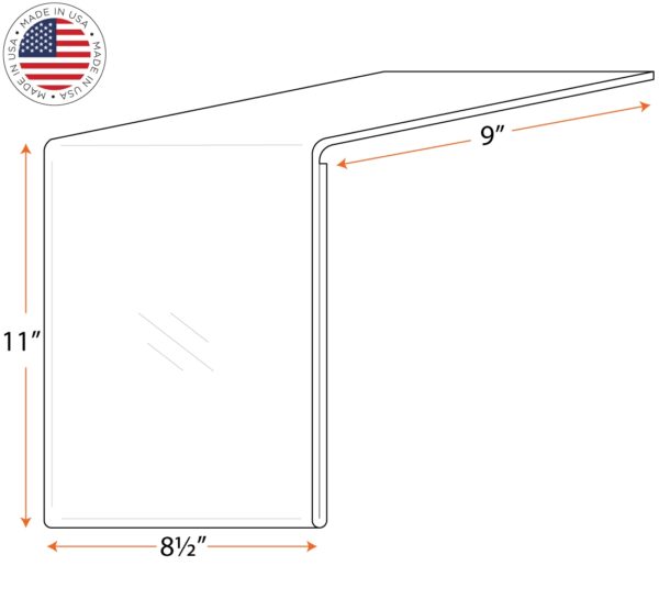 Shelf Talker PETG 8 1/2"w x 11"h