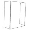 3 Sided Sneeze Guard - Medium - Image 2