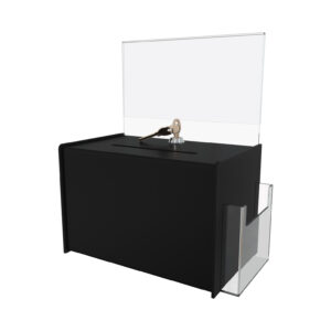 Upscale Black Keyed lock ballot Entry Box