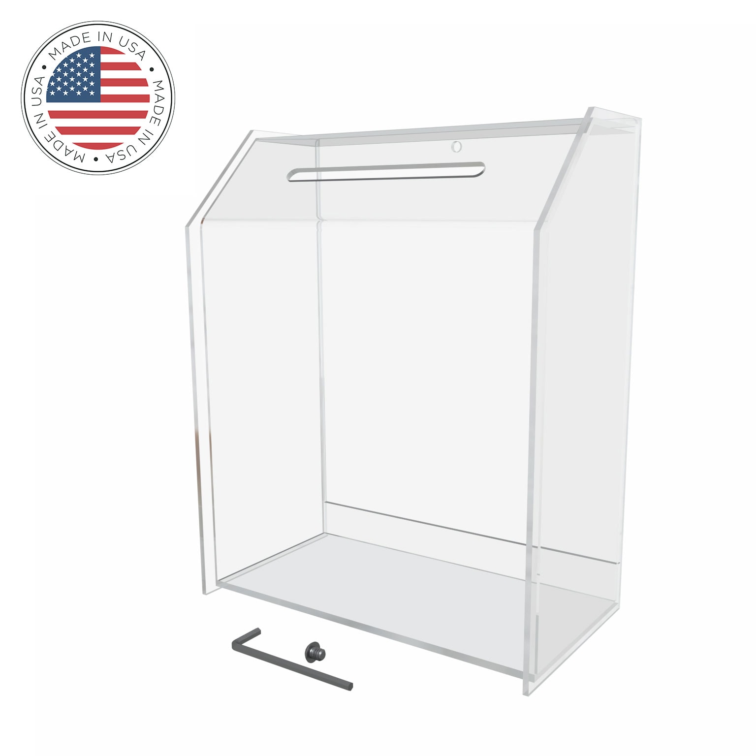 Lock Box Acrylic Clear Plexiglass Donation Box / Suggestion Box / Ballot  Box -  Norway