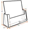 BLACK Letter Size Holder with Biz Pocket - Image 2