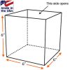 Clear Acrylic Open Top Bin Displays - Merchandise Box OTBIN6