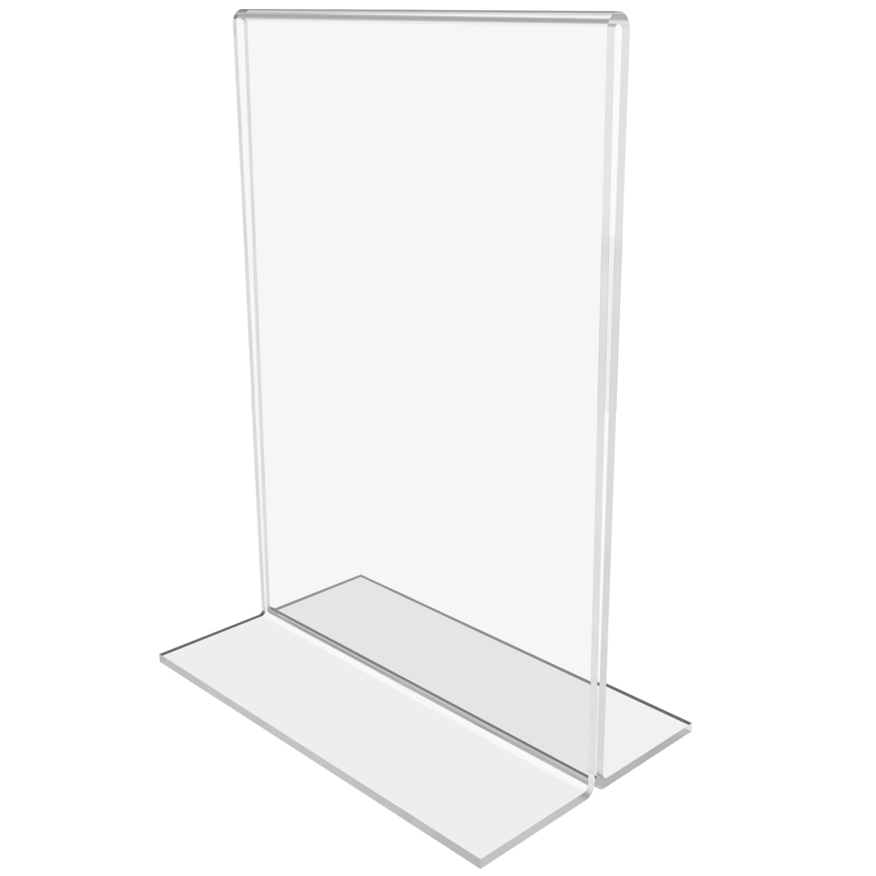 Bottom Loading Tabletop Sign Holder