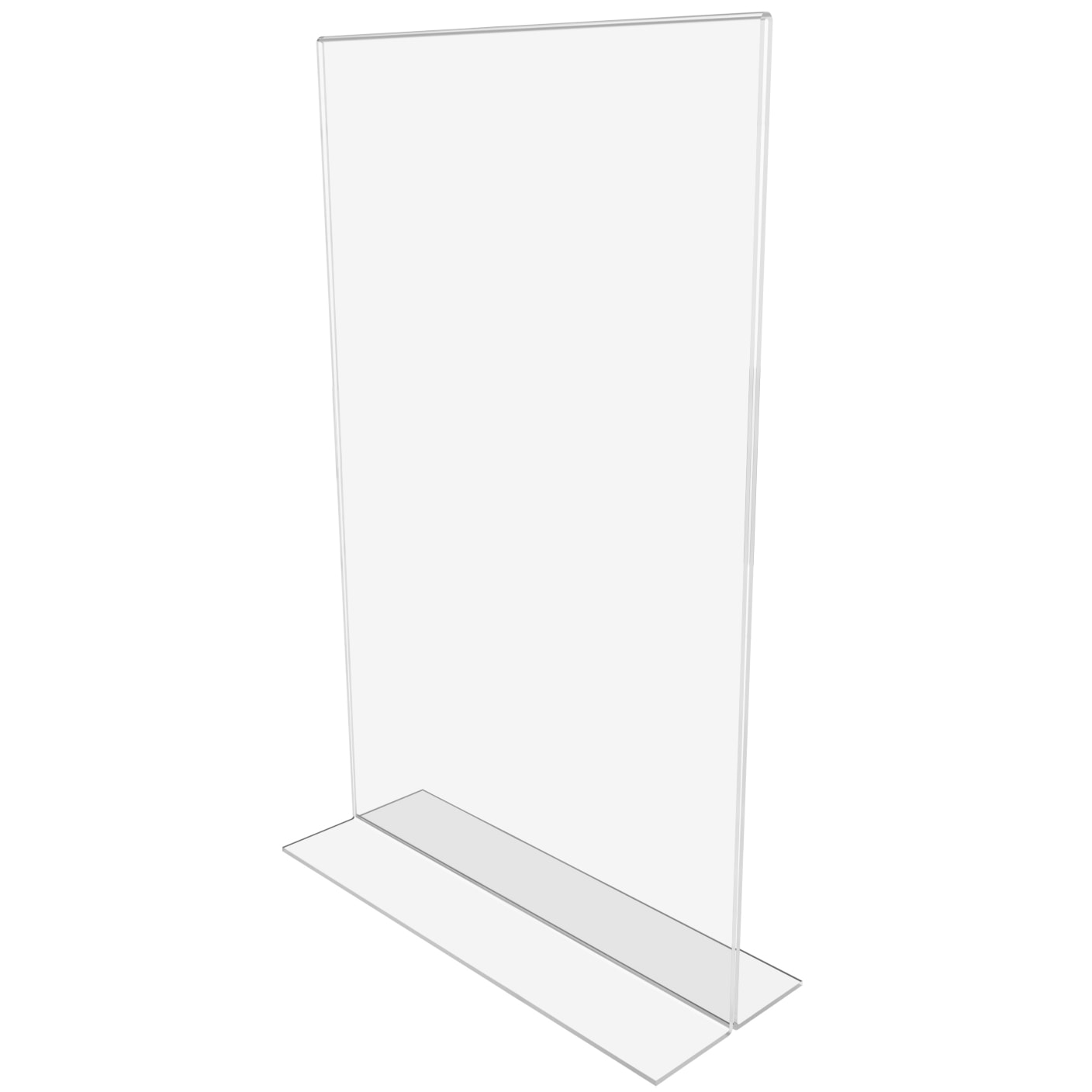  6 Pack 11 X 17 Inches Acrylic Sign Holder Clear T