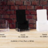 Clear Trifold Brochure Holder with Business Care pocket