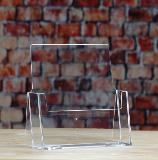 Letter size CLEAR Brochure HOLDER