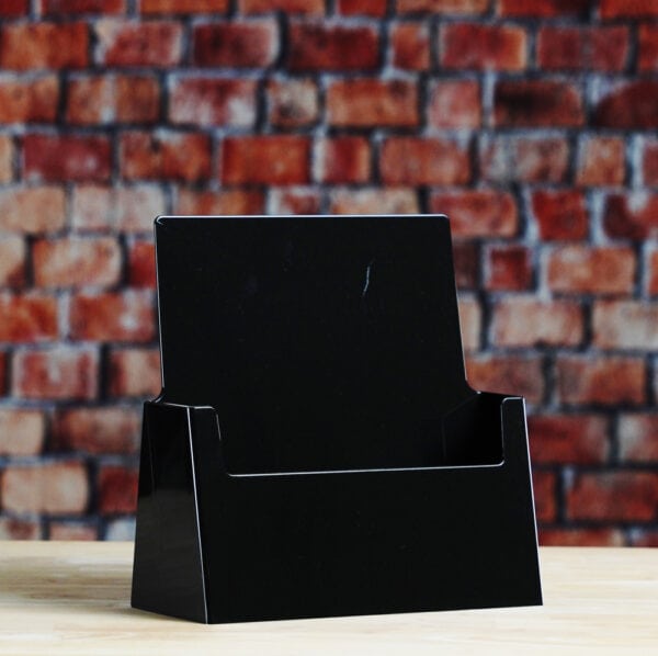 Letter size Black Brochure HOLDER