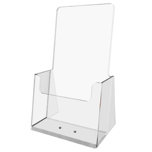 Clear Trifold Brochure Holders perfect for organizing