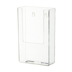 Clear Wall Mount Brochure Holder