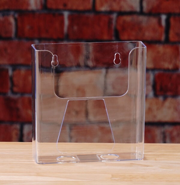 Letter Size Clear Wall Mount Brochure Holder