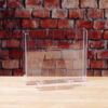Clear wall mount brochure holder