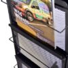 6 Shelf Mobile Literature Rack - Image 4