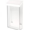 outdoor pocket has a clear front pane