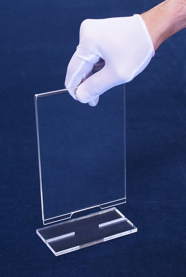 Acrylic Sign Holder with removable Base