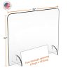 Sneeze Guard - 30"w x 24"h with 6"h access slot - Image 3