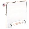 TALL Sneeze Guard - 32"w x 44"h with 12"h access slot - Image 2