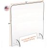 TALL Sneeze Guard - 32"w x 44"h with 6"h access slot - Image 3