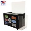 Imprinted Upscale Black Keyed lock ballot Entry Box