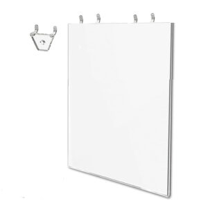 Clear Acrylic Peg Board wall mount picture frame