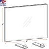 6 x 4 Clear Wall Poster Frame - Image 2